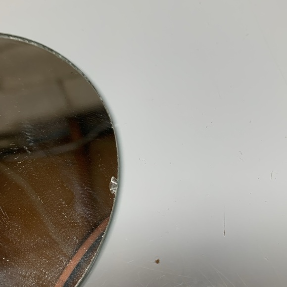 Vintage Metal Snail Candle holder w/ vanilla candle and mirror - Picture 9 of 9